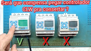 Controlador CLW ou CLP clic 02 torrado queimado será que dá conserto  Só se tiver cer sorte mesmo [upl. by Norrehs907]