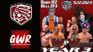 WARRIOR PRO WRESTLING YEAR 3 [upl. by Kaitlyn]