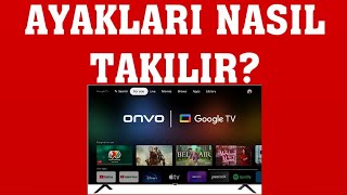 Onvo TV Ayakları Nasıl Takılır [upl. by Belvia462]