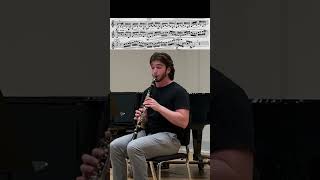 Gambaro Etude 1 Part 1 clarinet etude music musician [upl. by Aeiram]