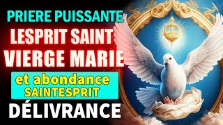 PRIÈRE de GUÉRISON de DÉLIVRANCE et ABONDANCE à LESPRIT SAINT et VIERGE MARIE [upl. by Orimisac]