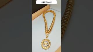 One gram gold plated chain booking no 8100235455 shorts viral trending onegramgoldjewellery [upl. by Assylem]