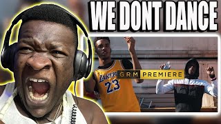 American Rapper Reacts To  M24 x Stickz  We Don’t Dance Music Video  GRM Daily REACTION [upl. by Immanuel154]