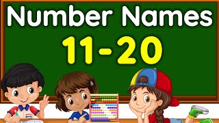 Number names  Number Names 11 20  Number spelling  Learn Numbers  Number 11 to 20  numbername [upl. by Becket]