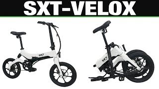 SXTVELOX EBIKE Pedelec Klapprad Fahrrad Test Anleitung Review Unboxing DEUGER [upl. by Ahsitam]