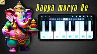 Bappa morya re song on walkband  Mobile piano  Drumming  Walkband 20 [upl. by Ahsenrad249]