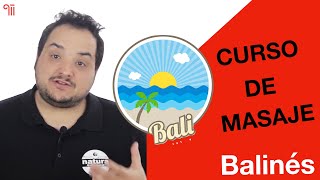 El masaje Balinés Curso de masaje Online 💆‍♂️ 🧑‍💻 [upl. by Sanoj]