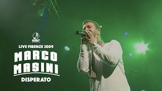 Marco Masini  Disperato Official video Live Un palco lungo… 20 anni [upl. by Ancell913]