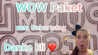 Geburtstagspaket 😱 Sie hat es schon wieder getan❤️ so tolle Sachen😁 Seid gespannt ❤️ Danke Eli [upl. by Roxanna]