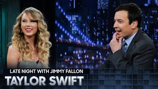 Taylor Swift on Growing Up on a Christmas Tree Farm and Her Fearless Album  Fallon Flashback [upl. by Garber]