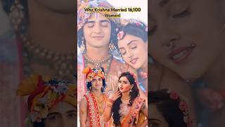 Why Krishna Married 16100 Womenkrishnastoryshortsmusicloveindiatrendingshareexplorelike [upl. by Cavan]