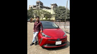 Toyota Prius S Touring Selection 2019 Bangla Review  Zaeid Hasan  Khaja Auto Centre [upl. by Nuawd934]