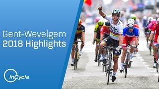 GentWevelgem 2018  Full Race Highlights  inCycle [upl. by Hendry]