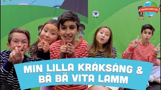 Minikompisarna  Min lilla kråksång amp Bä bä vita lamm [upl. by Lledrev]