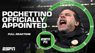 FULL REACTION Mauricio Pochettino OFFICIALLY appointed as USMNT head coach  ESPN FC [upl. by Laroc485]