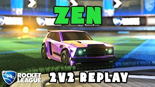 zen Ranked 2v2 POV 536  zen amp Syracks VS TempoH amp EviiL42  Rocket League Replays [upl. by Avitzur]