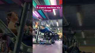 b stance machine hip thrust [upl. by Nrol]