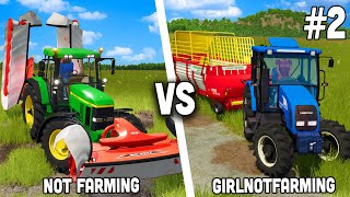 1vs1 on FLAT MAP with GIRLNOTFARMING 🚜 2 [upl. by Butterworth104]