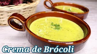 CREMA O SOPA DE BRÓCOLI LOW CARB RECETA CASERA [upl. by Colpin]