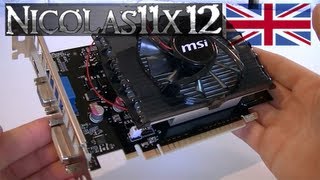 MSI N630GTMD1GD3  MSI NVIDIA GeForce GT 630 1GB DDR3 Graphics Card Review [upl. by Sessilu813]