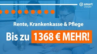 Rente Krankenkasse amp Pflege Bis zu 1368 € MEHR [upl. by Htidra]