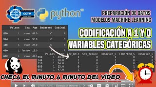 🤖 🐍 OneHotEncoder Convertir variables categóricas a 1 y 0  Featureengine  ¡Automático  Python [upl. by Essilec192]