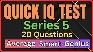 IQ Test Challenge 20 Brain Teasers with Answers  Test Your Intelligence [upl. by Euqinomahs419]