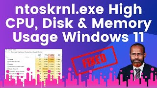 How To Fix ntoskrnlexe High CPU Disk amp Memory Usage On Windows 11 [upl. by Leumel]