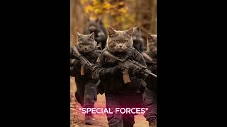 Special Forces Cats Elite Feline Operatives cat smartcat [upl. by Nitin]