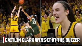 CAITLIN CLARK GAMEWINNING BUZZER BEATER FOR IOWA 🚨 [upl. by Jyoti]