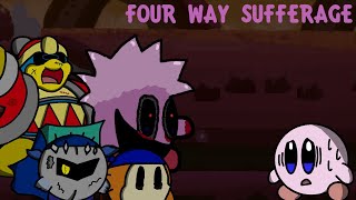 Four Way Sufferage  Four Way Fracture Kirby Mix  FNF COVER [upl. by Luap467]