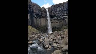 Svartifoss Skaftafell National park ICELAND [upl. by Meggs]