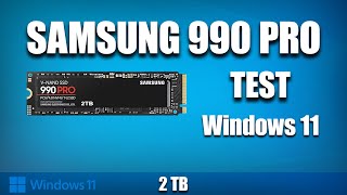 Test SSD Samsung 990 Pro 2TB [upl. by Noel999]