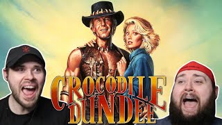 CROCODILE DUNDEE 1986 TWIN BROTHERS FIRST TIME WATCHING MOVIE REACTION [upl. by Rena]