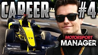 SIGNING A NEW STAR DRIVER  Motorsport Manager PC Career FULL GAME Part 4 [upl. by Gustaf]