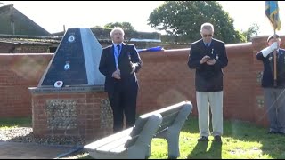 RAF West Raynham Ceremony of the New Memorial Wall September 2024 [upl. by Matthei]