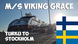 Cruise crossing Turku to Stockholm with MS Viking Grace  July 2023  Viking Line [upl. by Quintie]