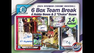 2024 Bowman Chrome 6 Box Team Break 10 eBay 092524 [upl. by Ibocaj]