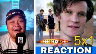 DOCTOR WHO 5x01 REACTION  quotThe Eleventh Hourquot  FIRST TIME WATCHING [upl. by Odnomor]