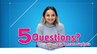 quotCasting Couch Nepali Flim Industry ma cha quot  Summer Love Actress Namrata Sapkota  5 Questions [upl. by Christina]