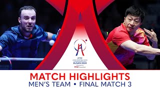 Ma Long CHN vs Simon Gauzy FRA  MT Final  Match 3  ITTFWorlds2024 [upl. by Wade]