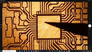 PCB milling 10mil desktop 3020 CNC Part 4 Best practices [upl. by Annatnom595]