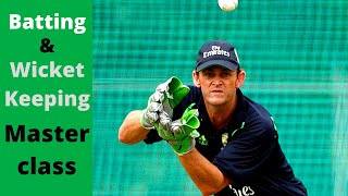 Batting and Wicket Keeping Masterclass with Adam Gilchrist  Cricket Tips [upl. by Isiah]