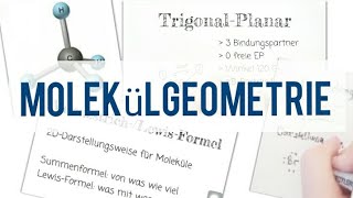 3 Chemie GRUNDWISSEN  Klasse 9  Molekülgeometrie LewisFormel EPAModell Atombindungen [upl. by Nodnal547]