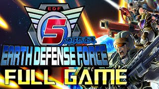 Earth Defense Force 5  Full Game Walkthrough  No Commentary [upl. by Kursh529]