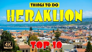 Heraklion GR Greece  Things to do  What to do  Crete Travel 4K [upl. by Hannala]