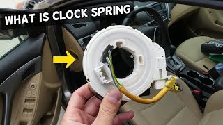 WHAT IS A CLOCK SPRING AND HOW IT WORKS [upl. by Chasse232]