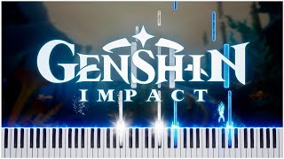 Lacrimosa Genshin Impact 【 PIANO TUTORIAL 】 [upl. by Nythsa751]