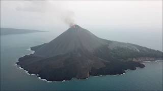 Krakatau Eruption 2018 [upl. by Leahcimnaj]