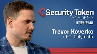 Polymath CEO Trevor Koverko Security Tokens Are The Future [upl. by Ahsi]